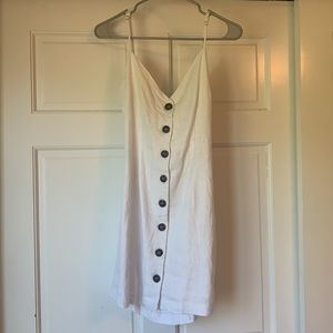 White Button Down Dress